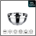 Tableware Hot-prevent Stainless Steel Double Wall Serving Bowl/Metal Bowl/